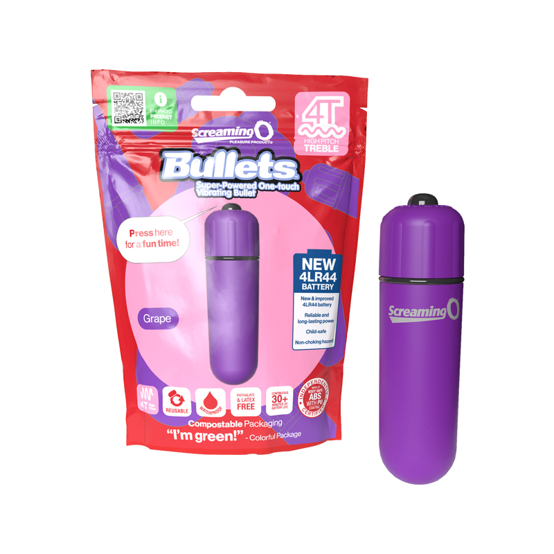 Screaming O 4T - Tickle & Tease Bullet (Grape)