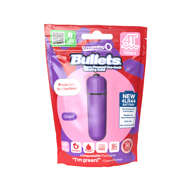 Screaming O 4T - Tickle & Tease Bullet (Grape)