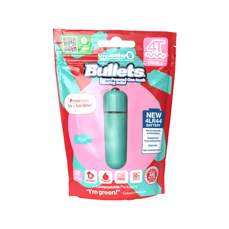 Screaming O 4T - Tickle & Tease Bullet (Kiwi)