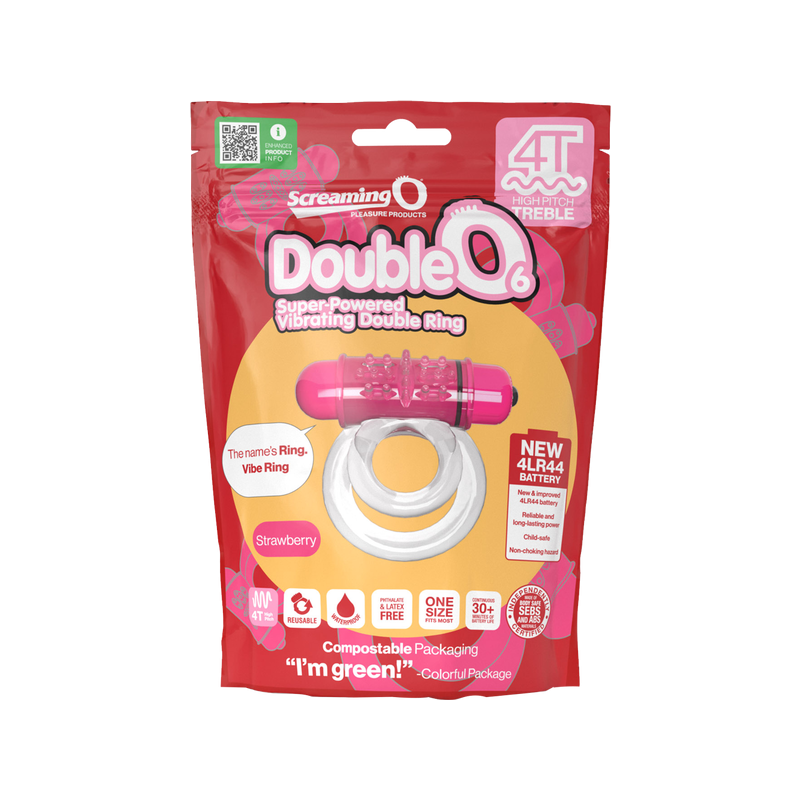 Double O 6 4T High Pitch Treble (Strawberry)