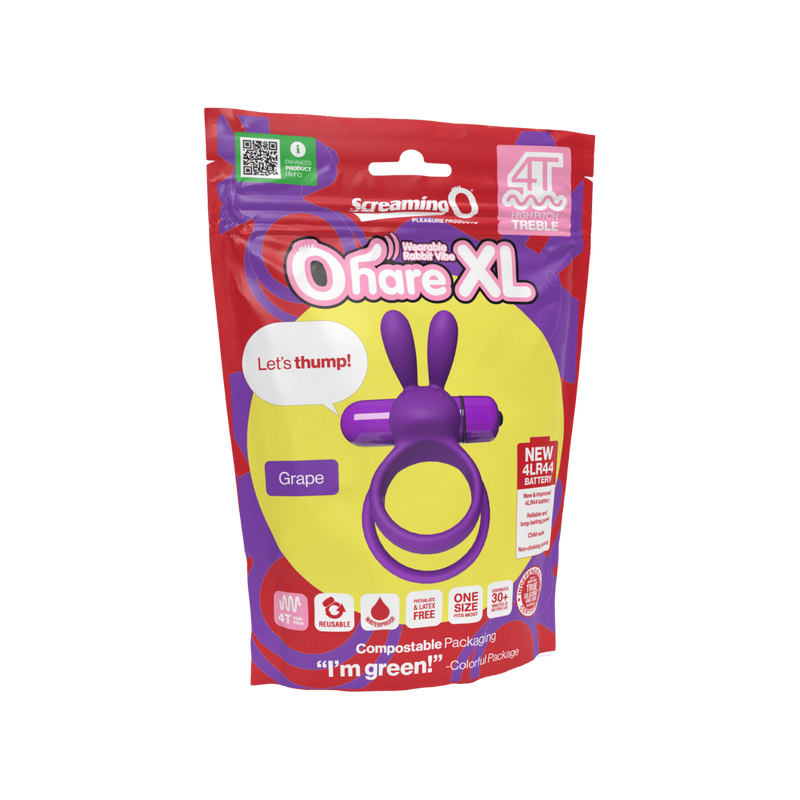 Ohare XL 4T High Pitch Treble Cock Ring (Grape)