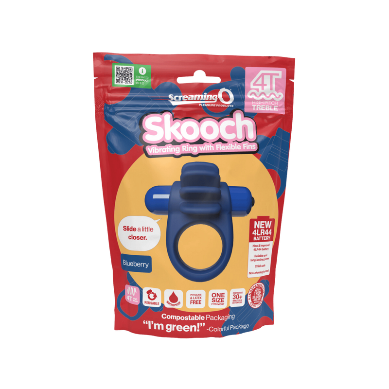 Skooch 4T High Pitch Treble Penis Ring (Blueberry)