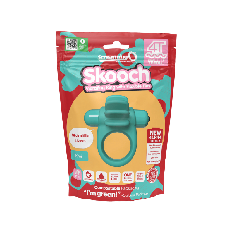 Skooch 4T High Pitch Treble Penis Ring (Kiwi)