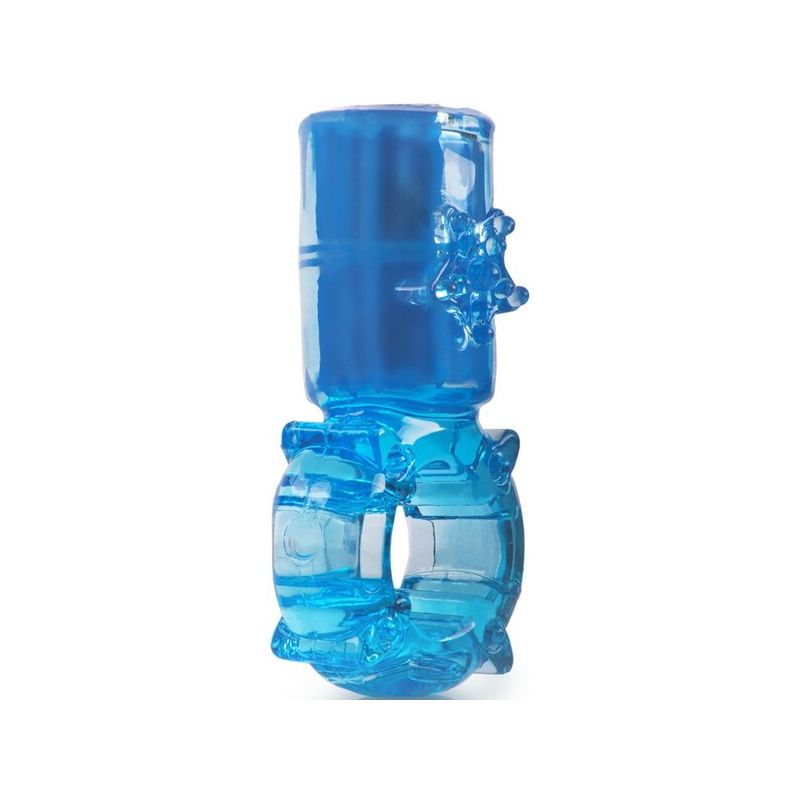 The Big OMG Vibrating Ring - Screaming O Charged (Blue)