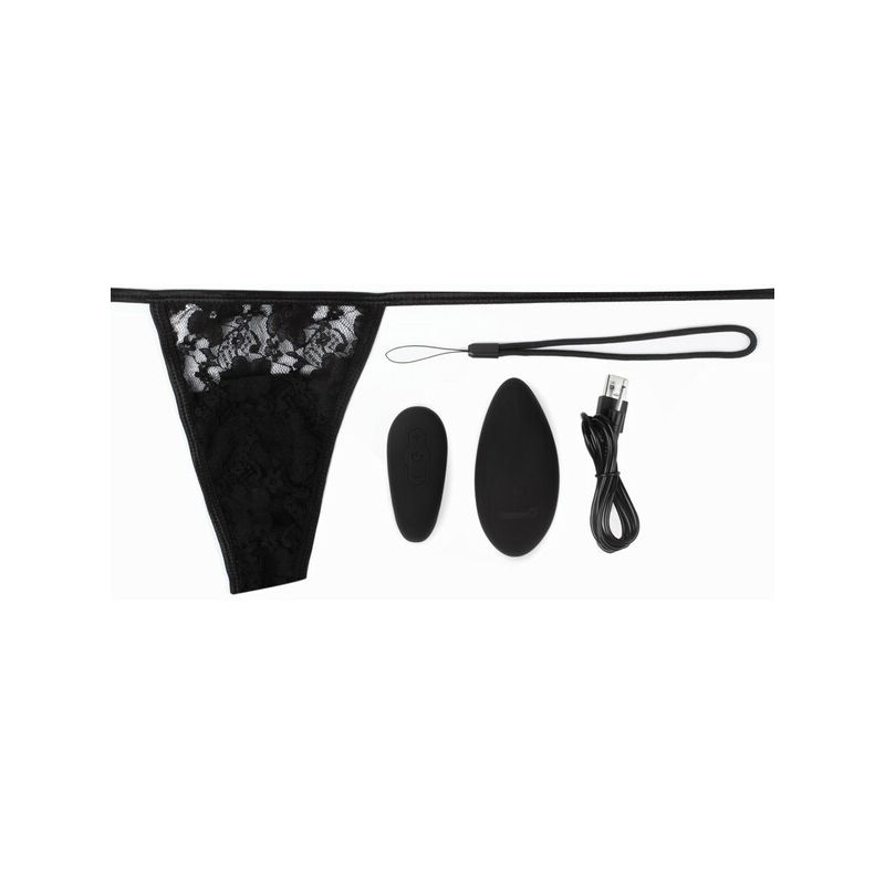 Premium Ergonomic Remote Panty Set (Black)