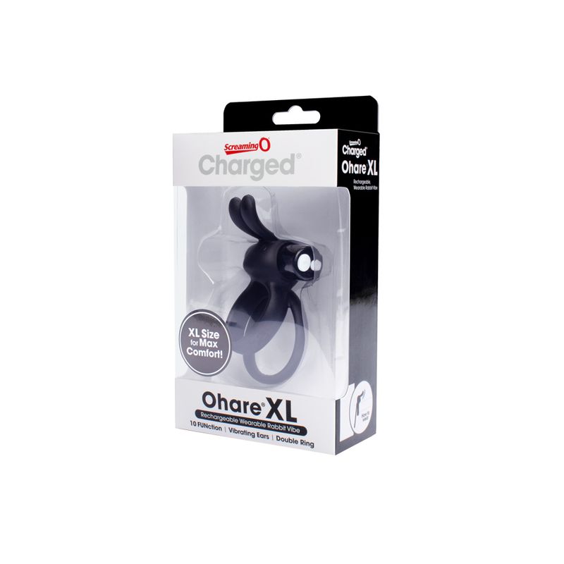 Charged Ohare XL Cock Ring (Black)
