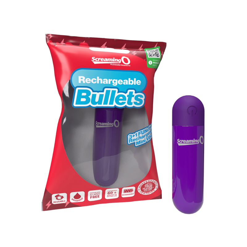 Rechargeable Bullet Vibrator (Purple)
