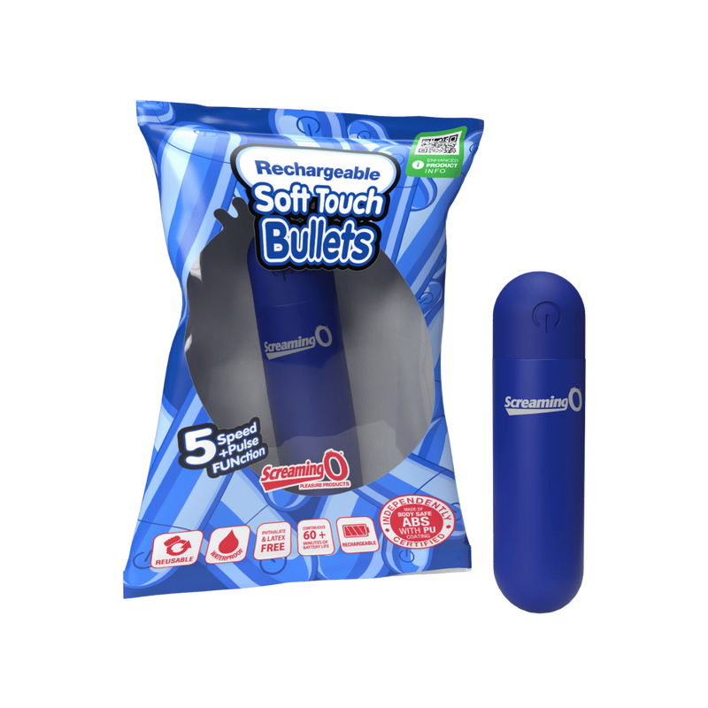 Soft Touch Bullet - Screaming O (Blue)