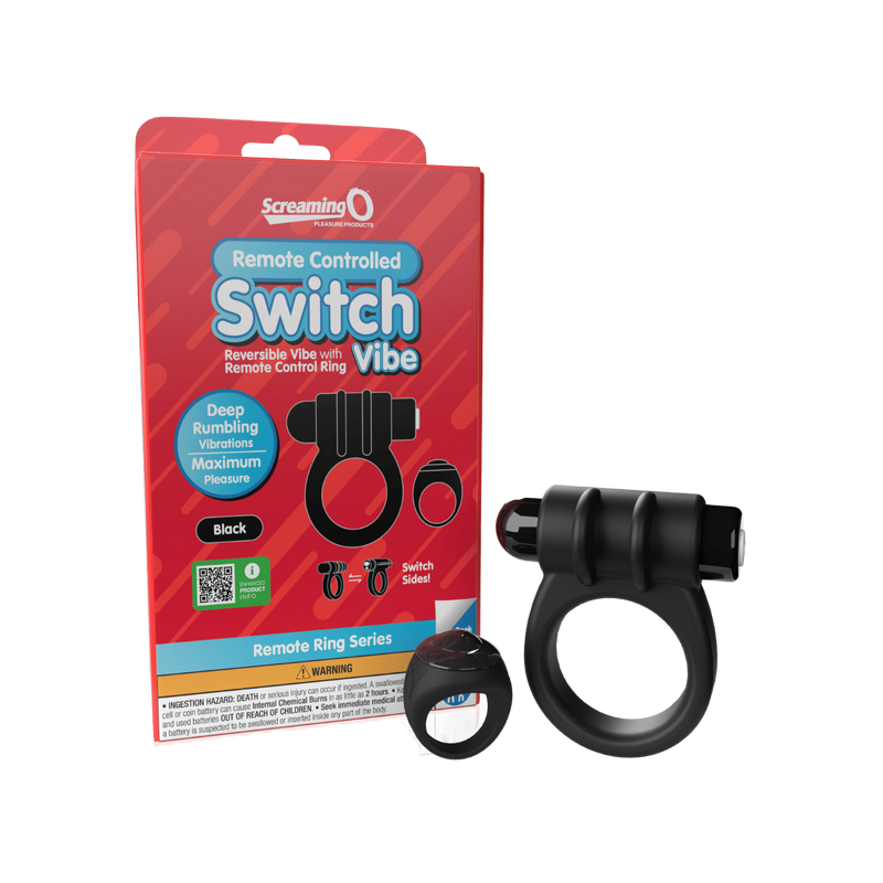 Switch Vibe - Remote Controlled Cock Ring (Black)