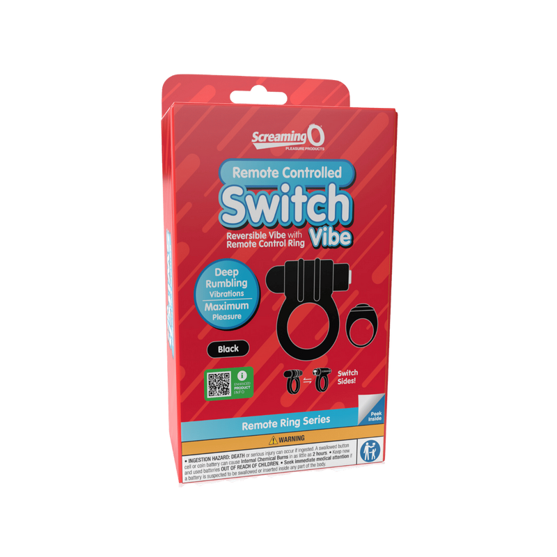 Switch Vibe - Remote Controlled Cock Ring (Black)