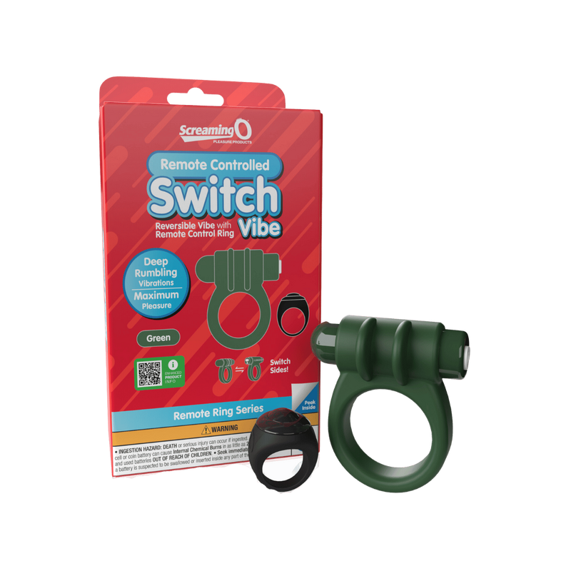 Switch Vibe - Remote Controlled Cock Ring (Green)