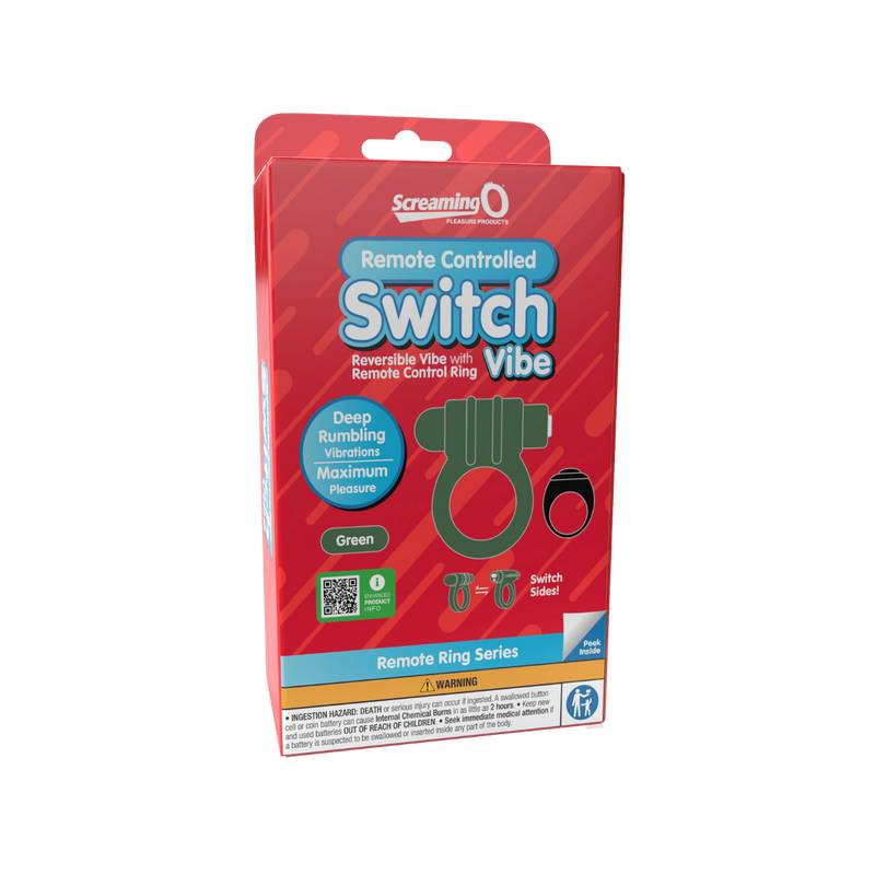 Switch Vibe - Remote Controlled Cock Ring (Green)