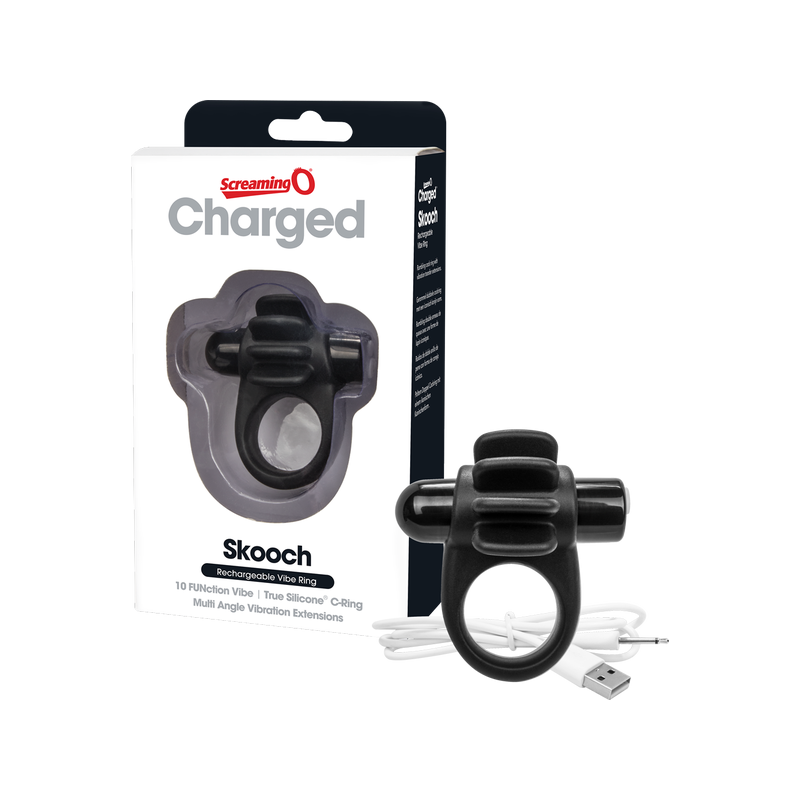Charged Skooch Cock Ring (Black)