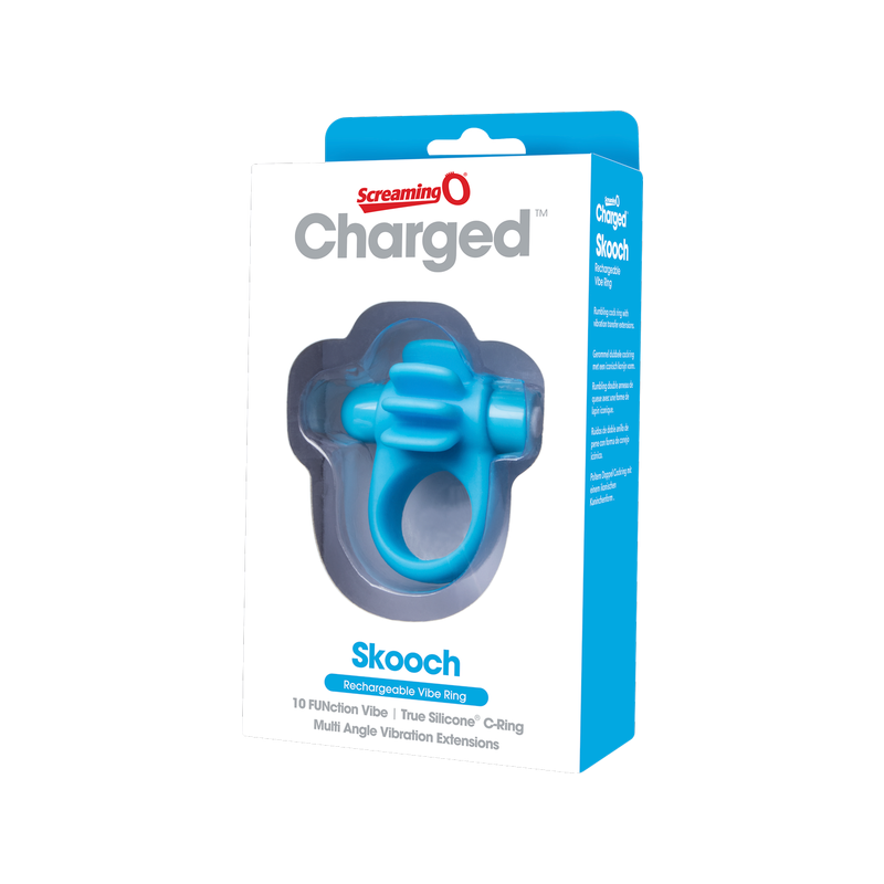 Charged Skooch Cock Ring (Blue)