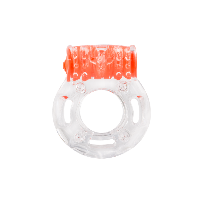 Colour Pop Quickie Plus Vibrating Erection Ring (Orange)