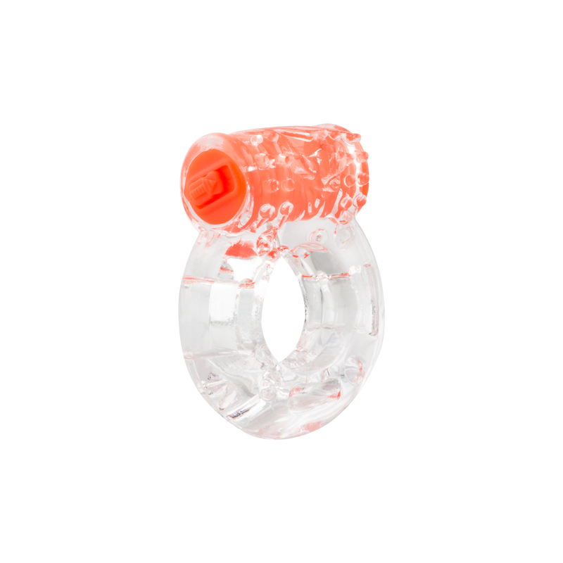 Colour Pop Quickie Plus Vibrating Erection Ring (Orange)