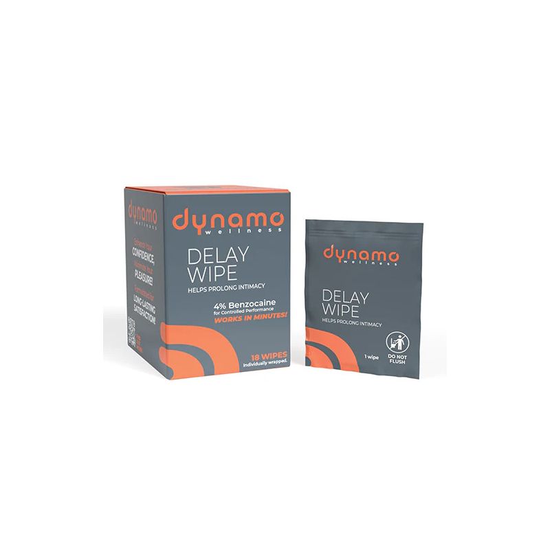 Dynamo Wellness Delay Wipe by Screaming O (18 Wipes)