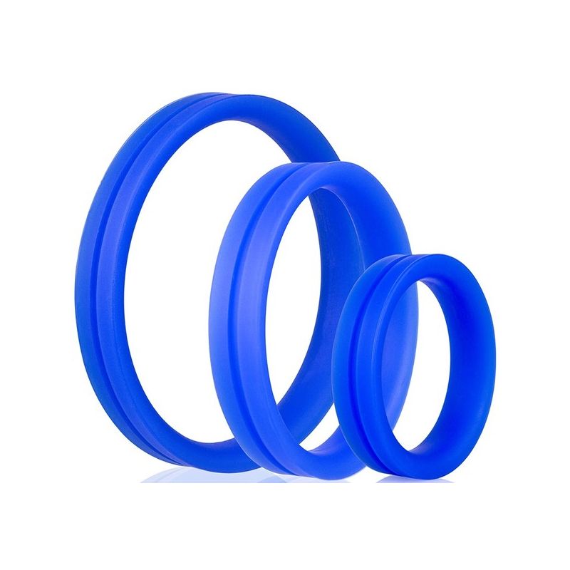 Screaming O RingO Pro X3 Cock Rings (Blue)