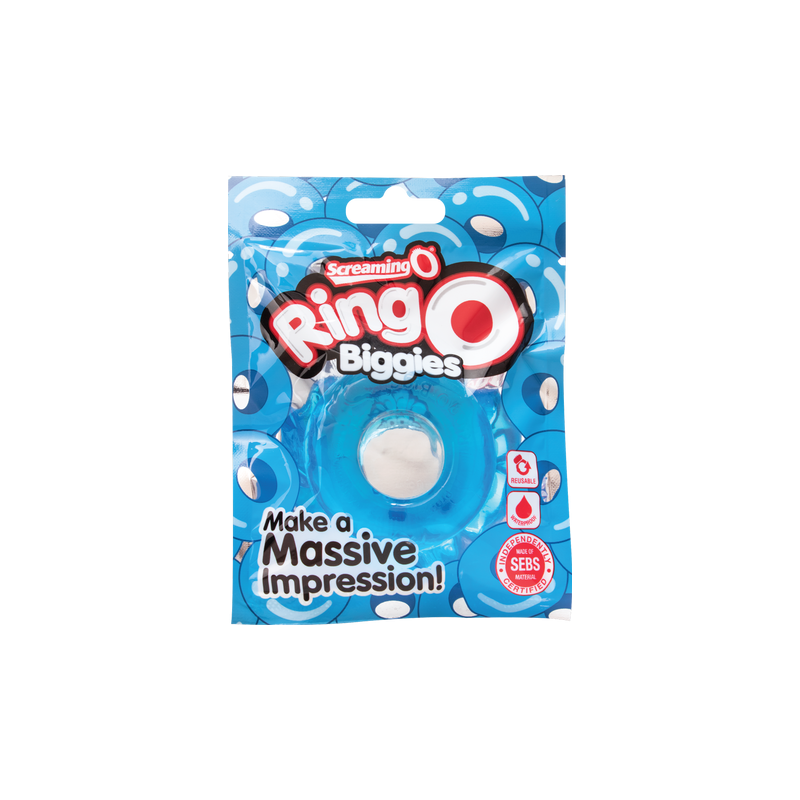 Ringo Biggies Penis Ring (Blue)