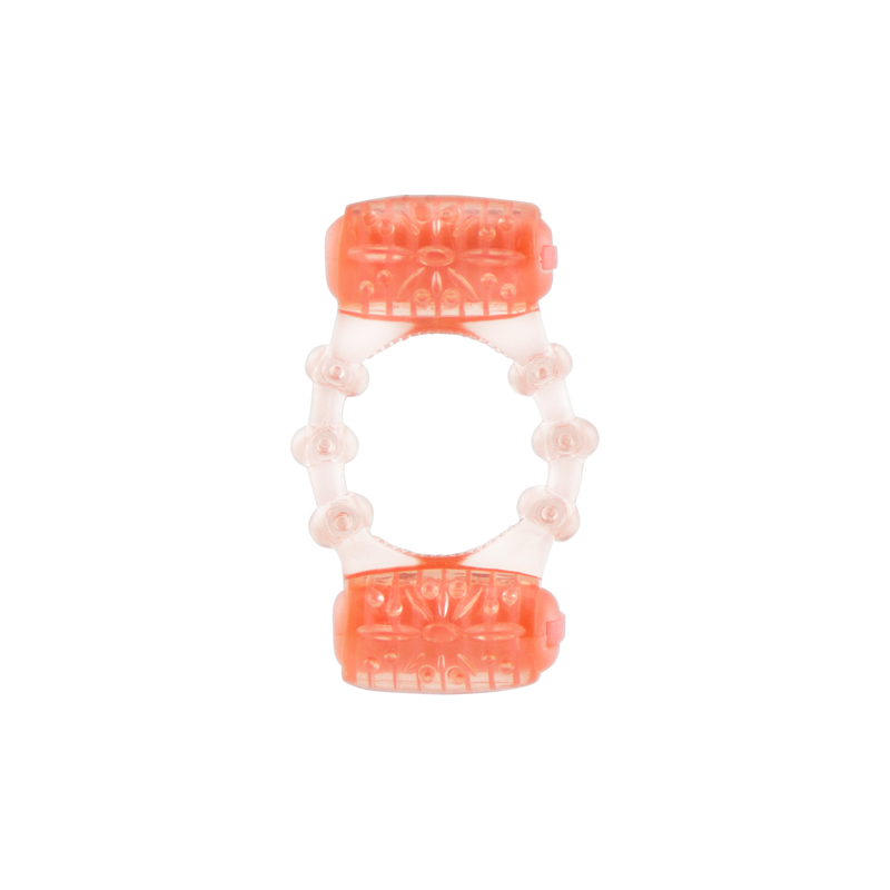 Two-O - Double Pleasure Vibrating Cock Ring - Screaming O (Pink)
