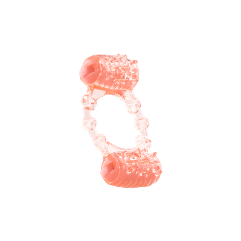 Two-O - Double Pleasure Vibrating Cock Ring - Screaming O (Pink)