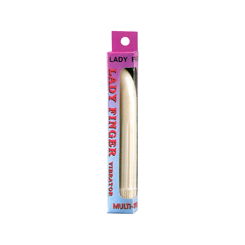 Lady Finger Vibrator (White)