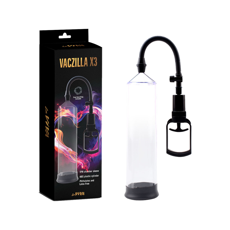 Vaczilla X3 - Chamber Sleeve Penis Pump - Laviva