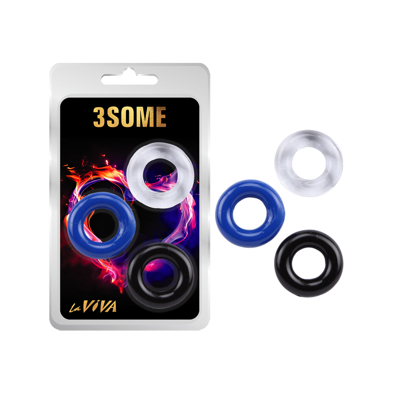 3Some Cock Ring Set - LaViva