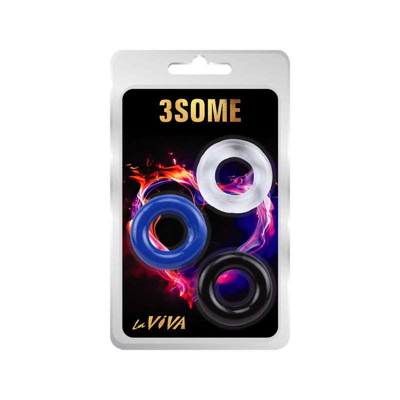 3Some Cock Ring Set - LaViva