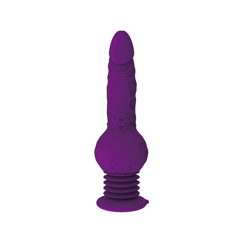 Road Runner Vibrating, Rotating, & Thrusting Vibrator (Purple)