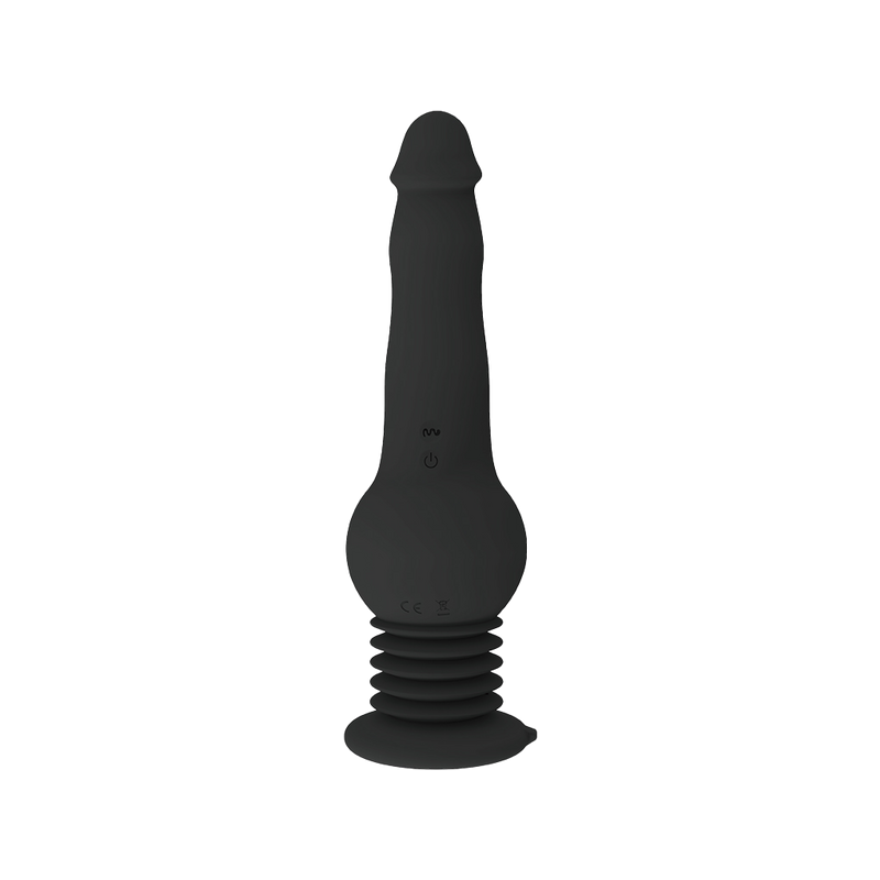 Road Runner Vibrating, Rotating, & Thrusting Vibrator (Black)
