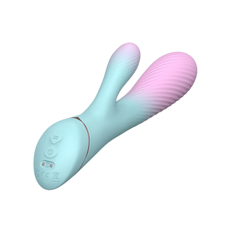 Tinker Bell Rabbit Vibrator (Pink / Blue)