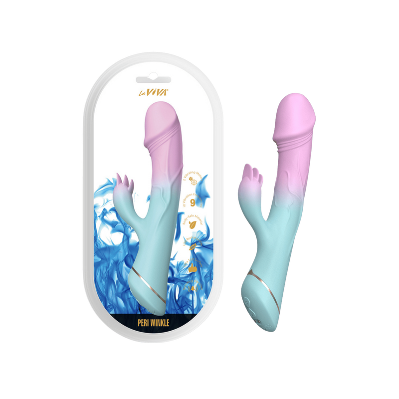 Peri Winkle Vibrator (Pink / Blue)
