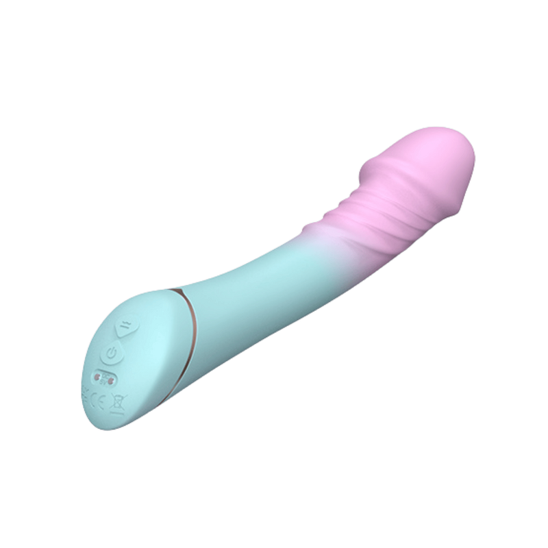 Rosetta Rumbling Vibrator (Pink / Blue)