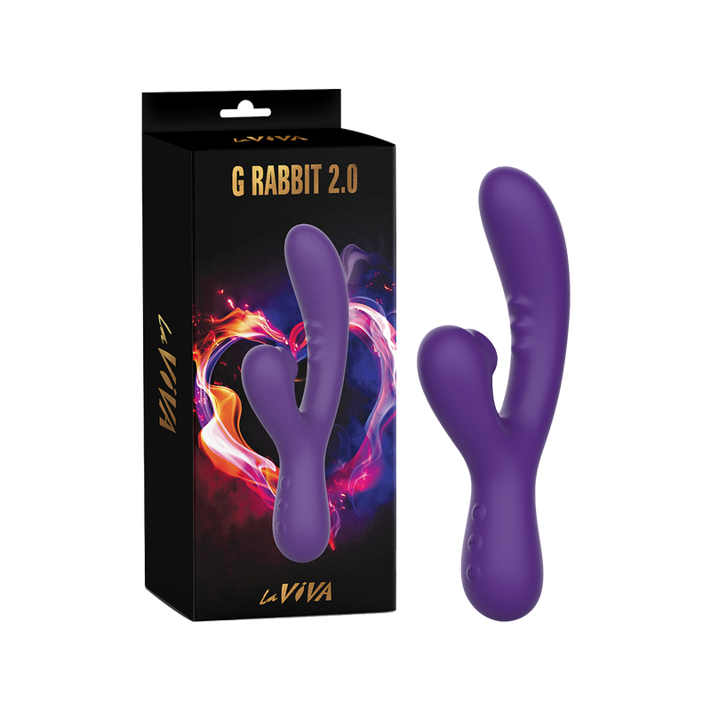 G-rabbit 2.0 Rabbit Vibrator - LaViva (Purple)