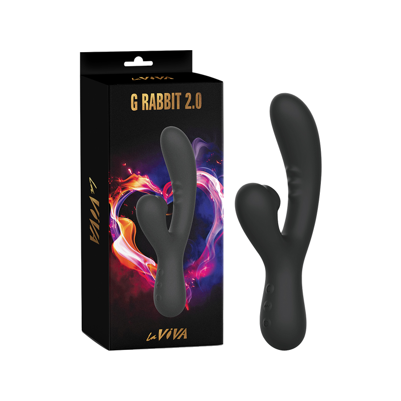 G-rabbit 2.0 Rabbit Vibrator - LaViva (Black)