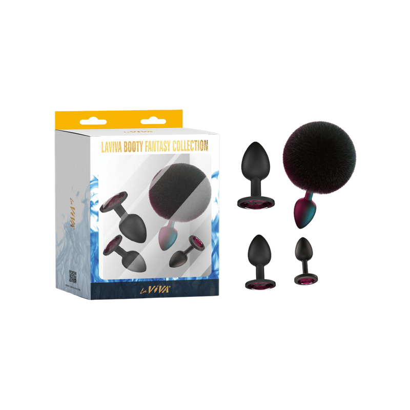 Booty Fantasy 4 Piece Diamond Butt Plug Collection