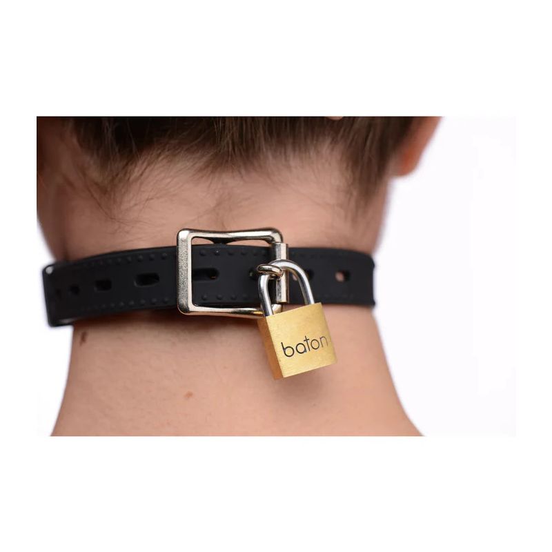 Mutiny Silicone O-Ring Gag With Nipple Clamps