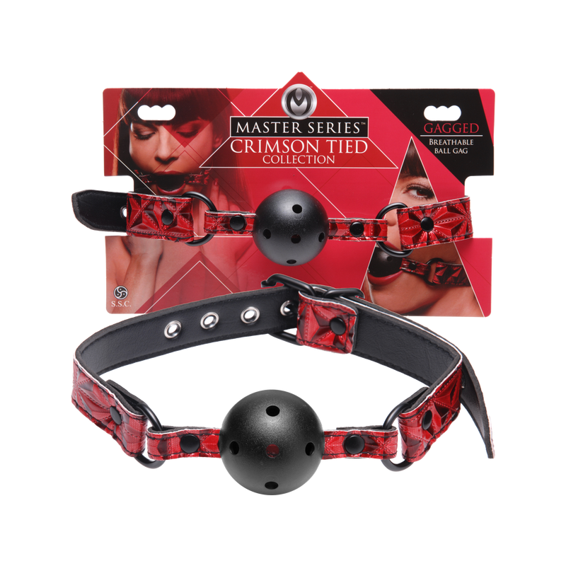 Crimson Tied Breathable Ball Gag