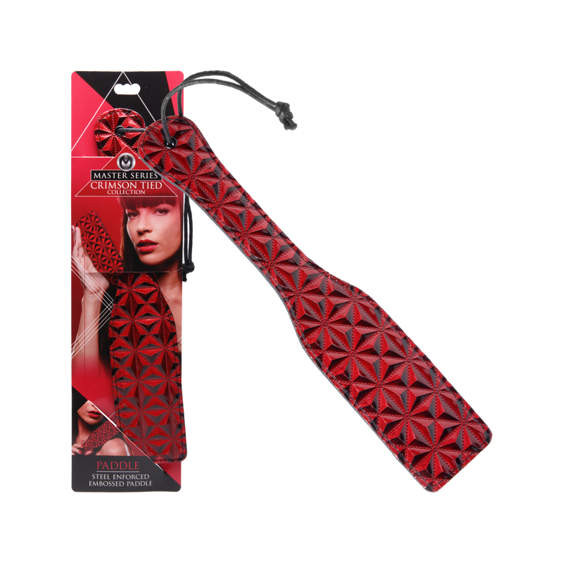 Crimson Tied Steel Enforced Spanking Paddle