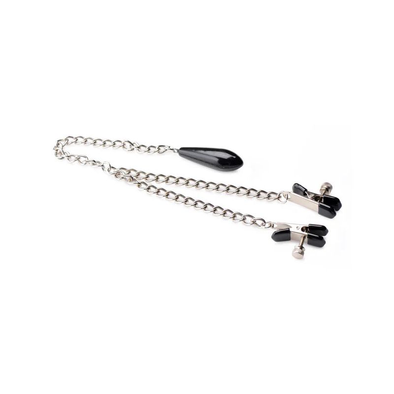 Titty Taunter Nipple Clamps With Weighted Bead