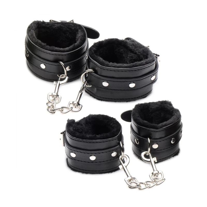Hook Up 10 Piece Plush Bondage Set