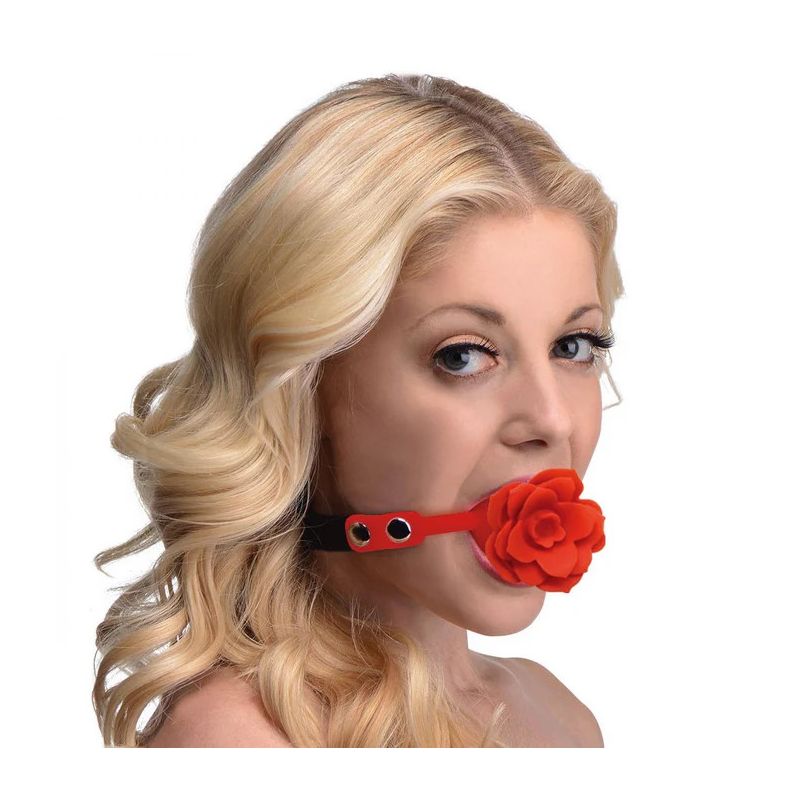 Rose Blossom Silicone Gag