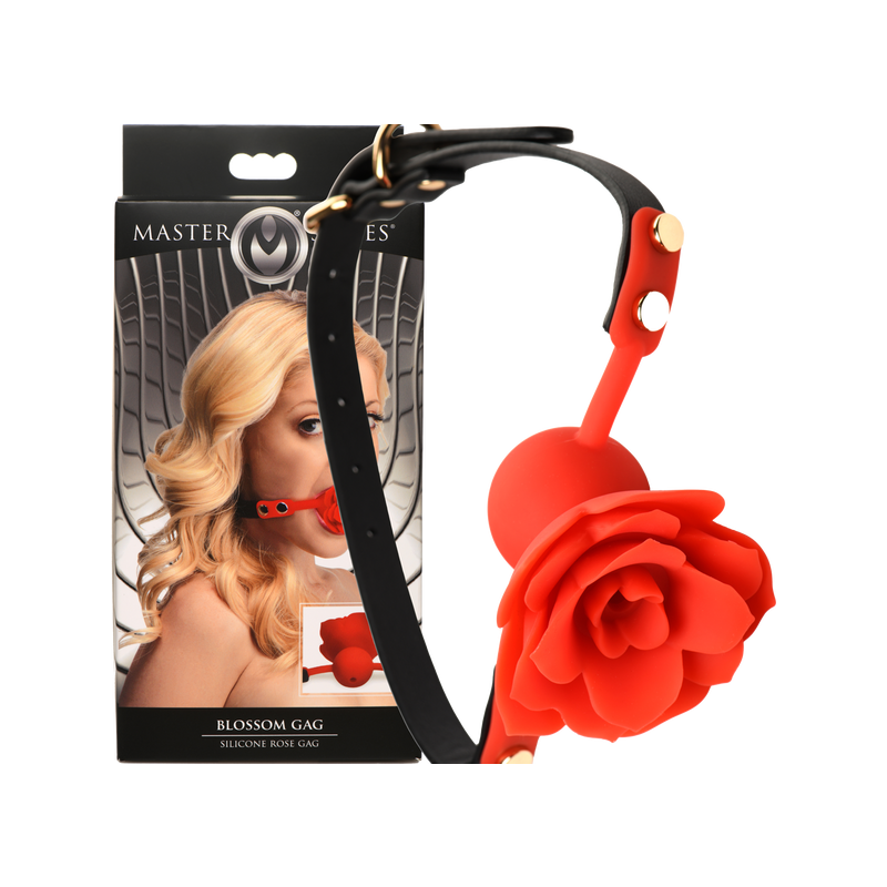 Rose Blossom Silicone Gag