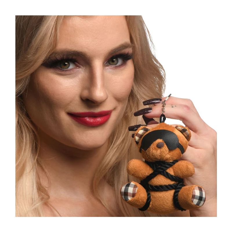 Rope Teddy Bear Key Chain