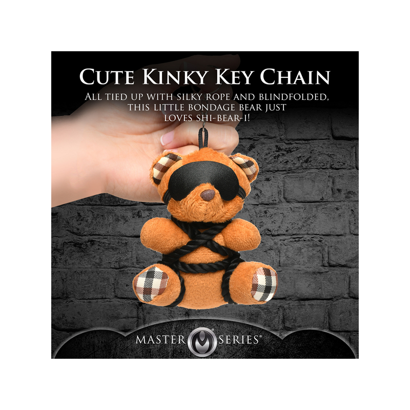 Rope Teddy Bear Key Chain