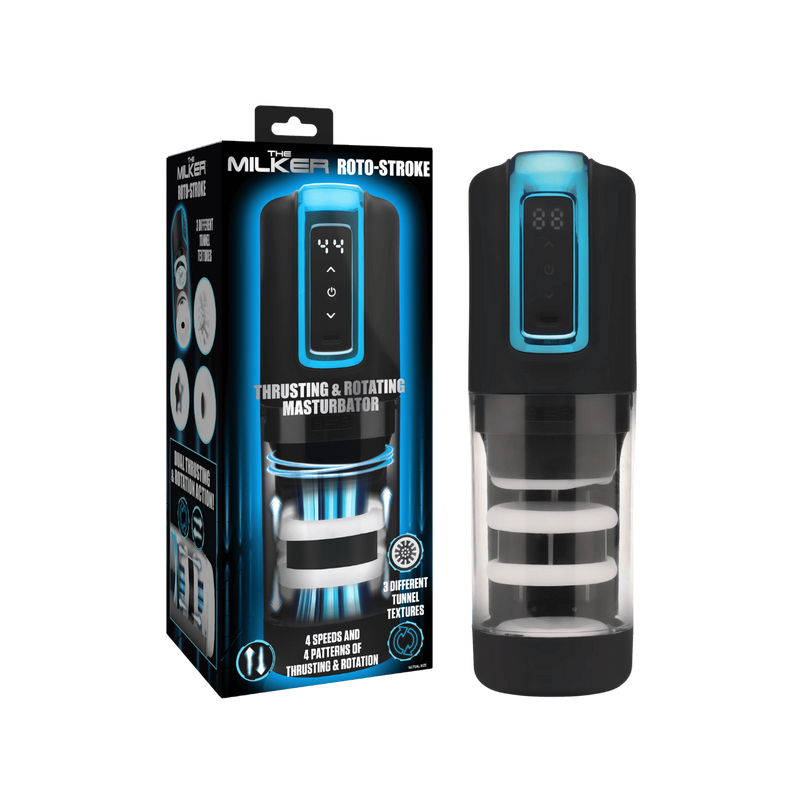 Roto-Stroke Thrusting & Rotating Masturbator