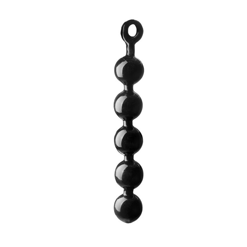Black Baller Anal Beads