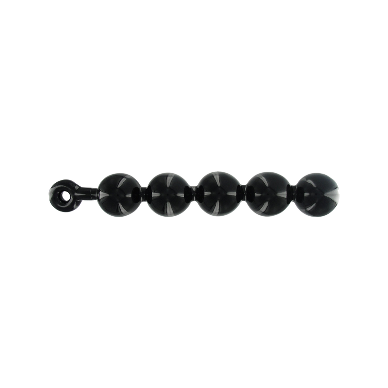 Black Baller Anal Beads